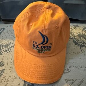 2015 US Open Chambers Bay Baseball Hat USGA Member Cap 100% Cotton Orange